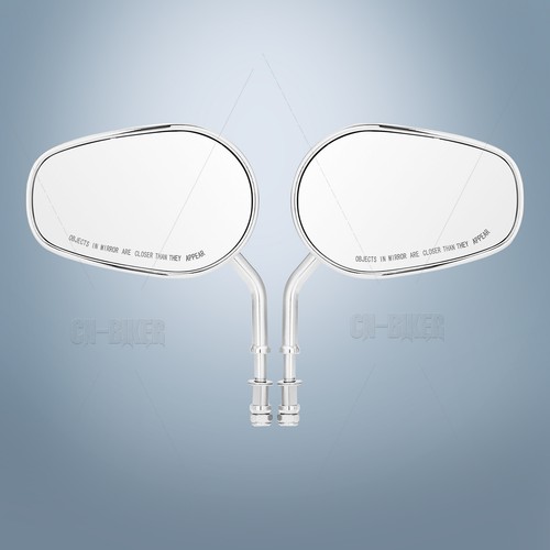 Chrome motorcycle mirror - motorcycle, for
